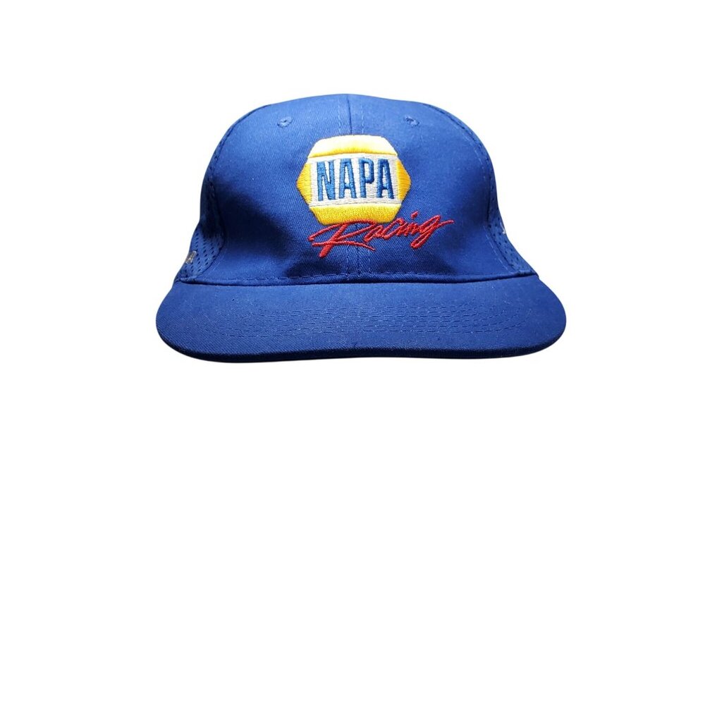 Napa Racing Baseball Hat Cap Blue Embroidered Strapback Adjustable Signature